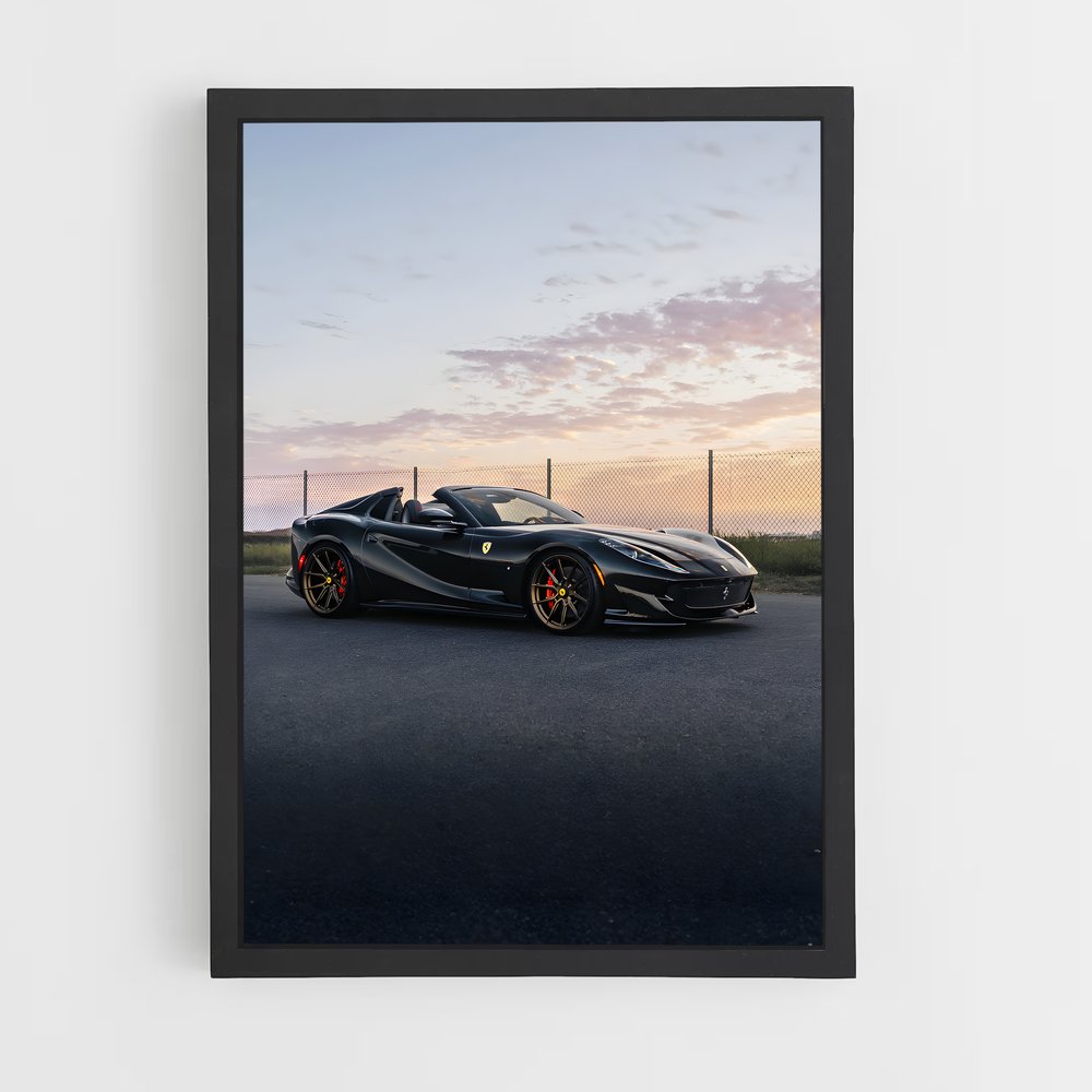 Poster gts charme – affiche Ferrari (vue 2)